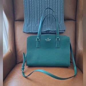 Kate Spade Perry Medium Satchel Bag Green